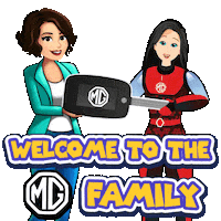 mgmotor christmas india cars new year Sticker