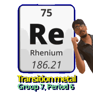 Re Transition Metals Sticker