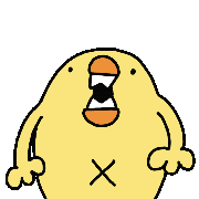 Bird No Sticker by ぴょろりんちょ（ひよこ人間ぴよ）