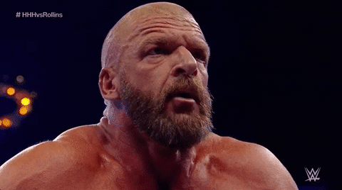 Angry Triple H GIF by WWE