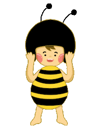 Laugh Bee Sticker