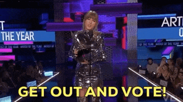 Taylor Swift Vote GIF by AMAs