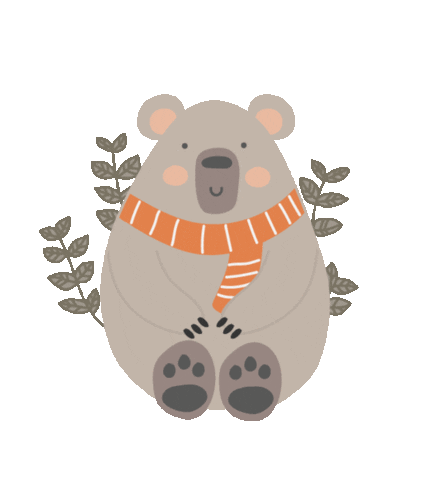 andilndr giphyupload bear autumn maci Sticker