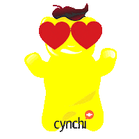heart love Sticker by Dulces Cynchi
