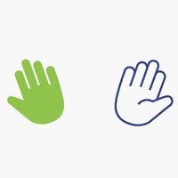 High Five Processing GIF by blooom