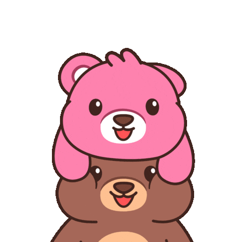 Teddy Bear Love Sticker by BEARISH