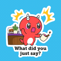 Cute Unicorn What GIF by Naru Naru