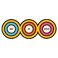 Out Of Office Vacation Sticker by Zappos