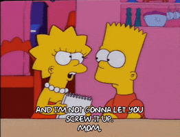 angry bart simpson GIF