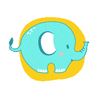 ShumeeToys love like aww elephant Sticker