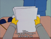 Season 9 Papers GIF by The Simpsons