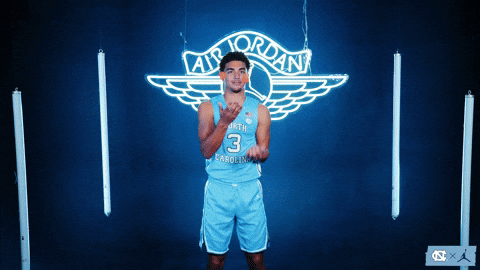University Of North Carolina Basketball GIF by UNC Tar Heels