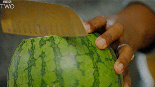 bbc giphyupload cooking bbc watermelon GIF