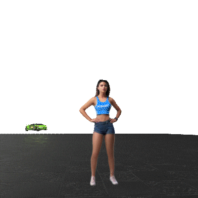 Shorts Car Girls Music Awards Alone Together Metaverse Internet Dance Lol Heart Steam Omg Sticker by Robodrone