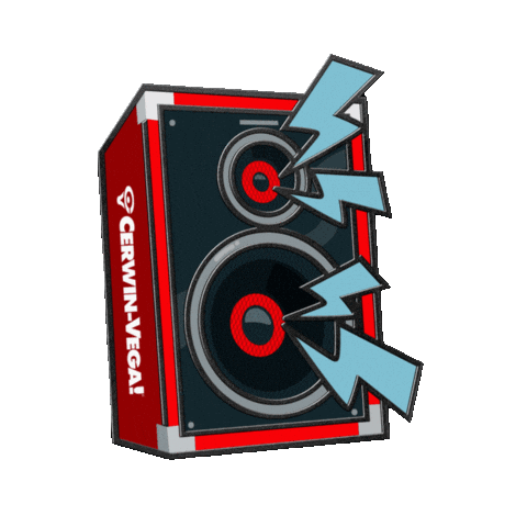 Cerwinvega giphyupload sound audio speaker Sticker