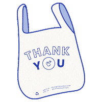 Ecology Thank You Sticker by Cool_à_deux