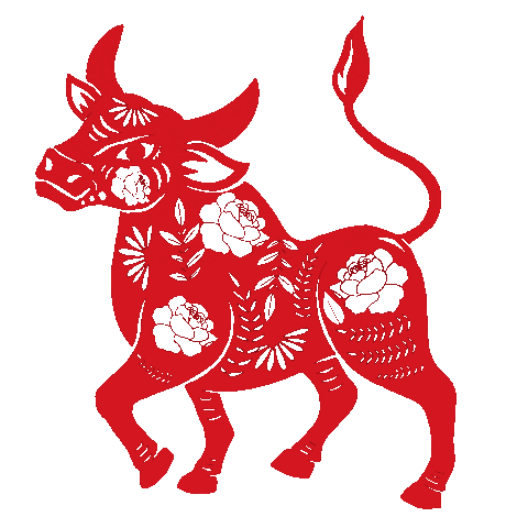 New Year Festival Sticker