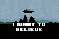 The X Files Aliens GIF by Cyndi Pop