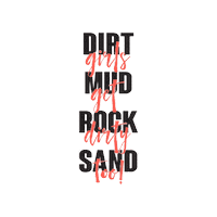 Off Road Dirt Sticker by Off Road Vixens