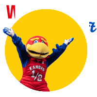 Ku Welcome Sticker by University of Kansas