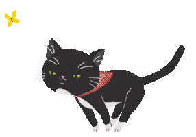 Fat Cat Sticker