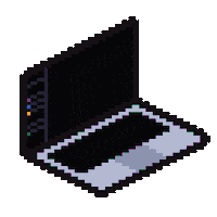 Pixel Coding Sticker