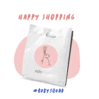 Myrubylicious happy new shopping shop Sticker