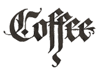 Black Coffee Sticker