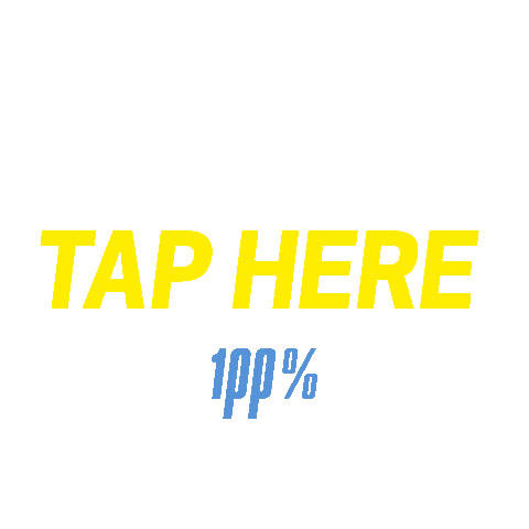Tap Here Sticker by proteinprojekt