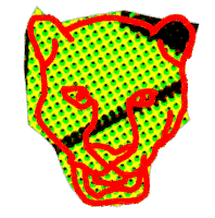 Big Cat Sticker by Ladypat