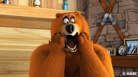 No Way Wow GIF by Grizzy and the Lemmings