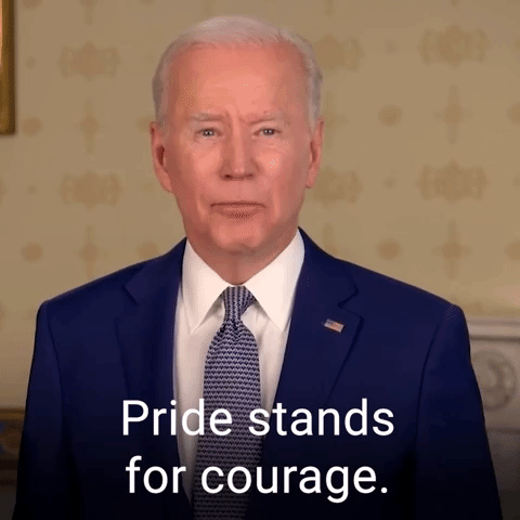 Pride stands for courage.