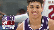 College Hoops Wildcats GIF by Northwestern Athletics