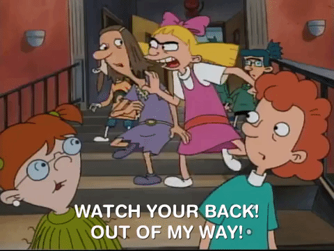 hey arnold nicksplat GIF