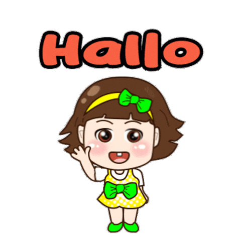 Anna Hallo Sticker