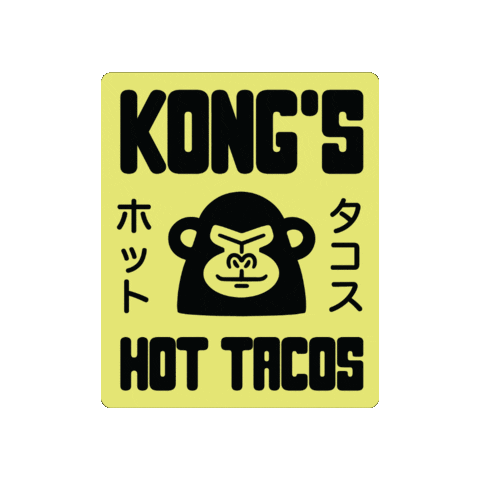 Tacos Kongs Sticker by Yokai Izakaya