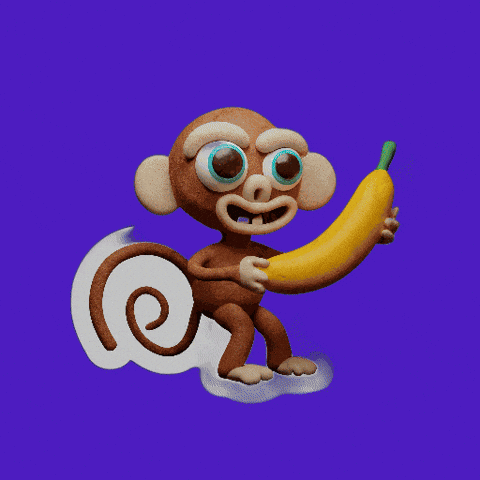 Hungry Monkey GIF