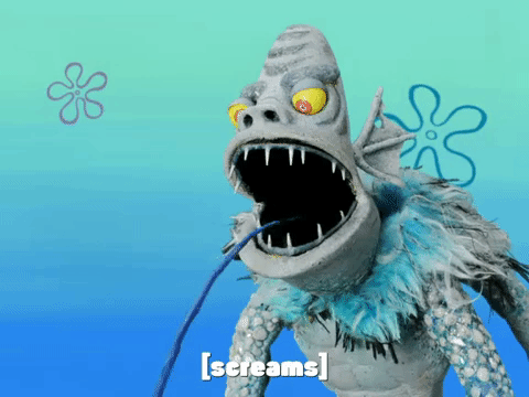season 8 frozen face-off GIF by SpongeBob SquarePants