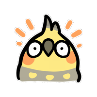 Surprised Stare Sticker