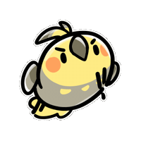 Parrot Running Sticker
