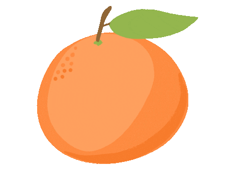 Chinese New Year Orange Sticker