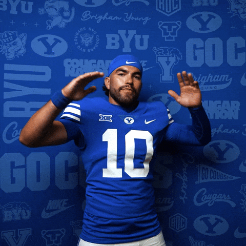College Football Go Cougs GIF by BYU Cougars