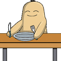 Hungry Pizza Sticker