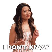 Miranda Cosgrove Idk Sticker by Paramount+