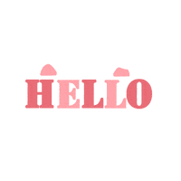 Cat Hello Sticker