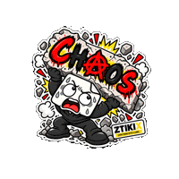 Stress Wtf Sticker by ZTIKIX