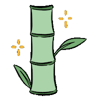 Sparkle Leaf Sticker by Winnie Gu 顾韵昀