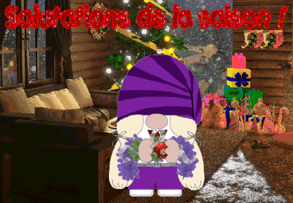 Joyeux Noel Decorating The Tree GIF