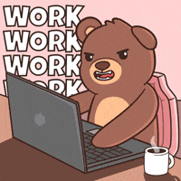 Working Teddy Bear GIF by BEARISH