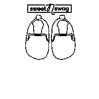 sweetnswagmox baby ootd newborn baby shower Sticker